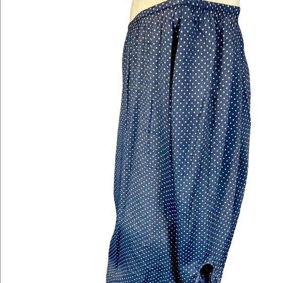 Fred David Polka Dot Relaxed fit blouse size XL - Picture 2 of 5